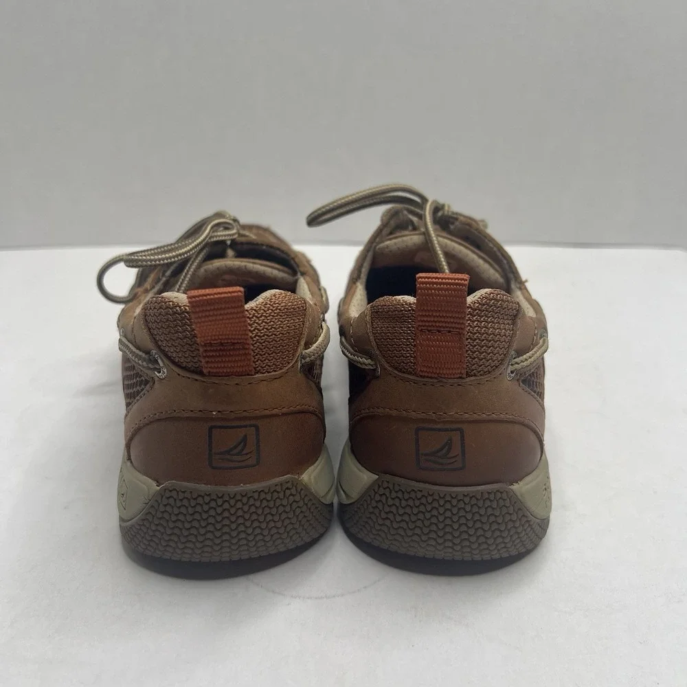 Sperry Top-Sider Sea Kite Sport Moc Men 8.5 Tan Leather Boat Shoes 10528695 NIB